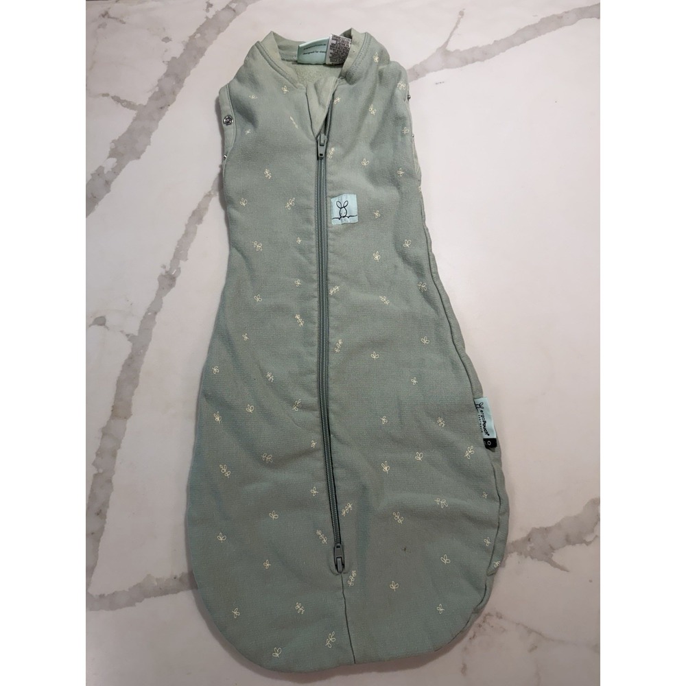 ergoPouch Australia Sleep Sack Newborn Cocoon Swaddle Bag Sage Green Thick